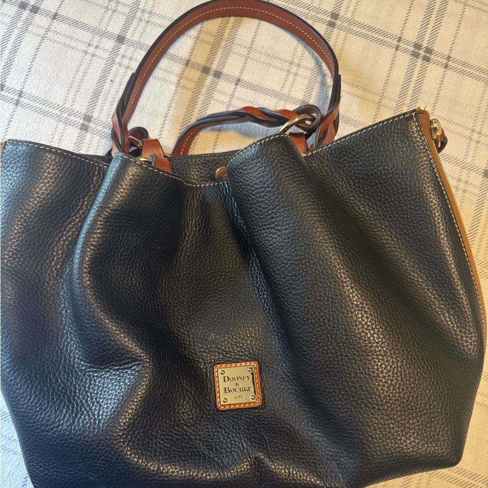 Dooney & Bourke Black Leather Satchel